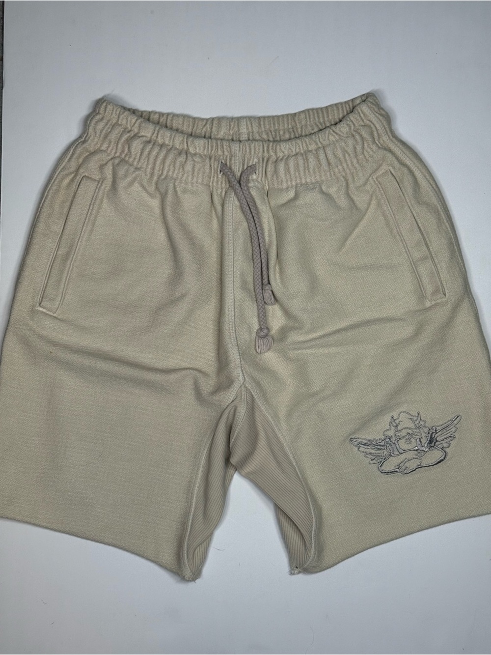 Boys Lie - Cream Drawstring Shorts